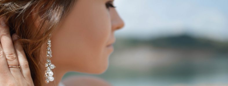 ต่างหู สำหรับวันแต่งงาน ต่างหู