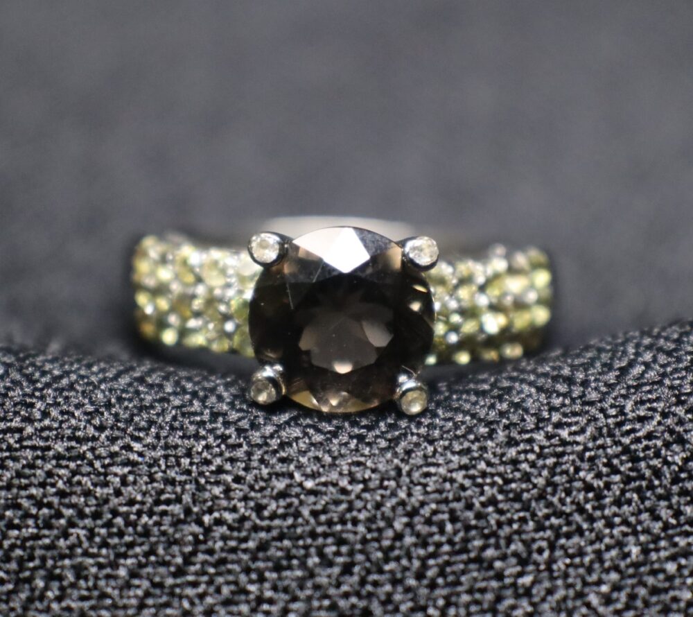 แหวน Smokey Quartz